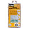 Rolson Washer Assortment With Storage Case Metallic Silver 720Pk 61295