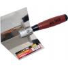 Am-tech Corner Trowel Red And Silver 127mm x 100mm G1665 | Comfort Handle | Stainless Steel Blade