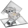 Salco Crystal Glass Tea Lighter Holder Clear 84-0156