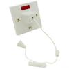 Selectric One Way Double Pole Ceiling Switch with Neon White 45A 1Pk LG954N