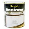 Rustins Satin White Radiator Enamel 250ml