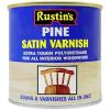 Rustins Satin Finish Coloured Polyurethane Varnish Pine 250ml POSP250