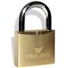 Sterling Heavy Duty Brass Standard Shackle Padlock With Two Keys 40mm PHBPL142