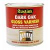 Rustins Gloss Finish Polyurethane Varnish Dark Oak 250ml POGD250 | Extra Tough Polyurethane for Interior Use