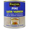 Rustins Satin Finish Pine Polyurethane Varnish 500ml POSP500