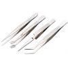 Draper Tools Precision Tweezer Set Silver 4Pk 19850