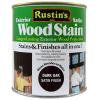 Rustins Exterior Wood Stain Satin Finish Dark Oak 500ml ESDO500