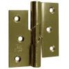 Securit One Pair Left Hand Rising Butt Hinges Brass Plated 75mm S4331