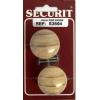 Securit Knobs With Metal Insert Pine 40mm 2Pk S3594