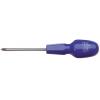 Draper Cross Slot Number One Screwdriver With Cabinet Pattern Handle Blue And Silver 75mm 14083