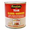 Rustins Gloss Finish Polyurethane Varnish Teak 250ml POGT250