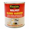 Rustins Gloss Finish Polyurethane Varnish Walnut 250ml POGW250 | Extra Tough Polyurethane for Interior Use