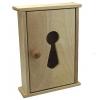 Apollo Rubberwood Key Hanging Cabinet Pine Wood Brown 6820