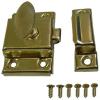 Heavy Duty 45mm Brass Plated Cupboard Turn Catch 30779