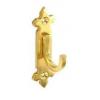 Securit Gothic Brass Plated Tieback Hooks 80mm Pack of 2 S6556 