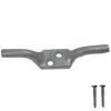 Heavy Duty Galvanised Metal Cleat Hook Bright Silver 100mm 30768