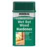 Ronseal High Performance Wet Rot Wood Hardener Clear 500ml 32042 | Quick Drying | Sets Rock Hard | Interior or Exterior Use