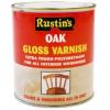 Rustins Gloss Finish Oak Polyurethane Varnish 500ml POGO500