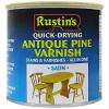 Rustins Satin Finish Quick Drying Varnish Antique Pine 250ml VSAP250