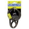 Sterling Vinyl Coated Braided Steel Double Loop Cable Black L 1200mm x D 12mm PH121C