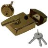 Era Locks Brass Finish Replacement Front Door Lock 60mm 1630-32