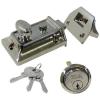 Era Traditional Chrome Plated Rim Cylinder Thumb Turn Door Lock With Keys 60mm 136-62