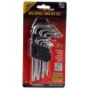 Amtech Assorted Heavy Duty Satin Chrome Vanadium Steel Offset Torx Key Set Bright Silver 9Pk I9130