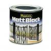 Rustins Matt Finish Black Paint 1Ltr BLAM1000