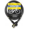 Sterling Vinyl Coated Braided Steel Locking Cable With Integrated Lock And Bracket Black 1800mm x 15mm PH152K