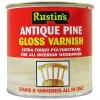 Rustins Gloss Finish Polyurethane Varnish Antique Pine 250ml POGA250