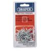 Draper Aluminium Blind Rivets Silver 3.2mm x 10.8mm 50Pk 13555