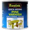 Rustins Quick Drying Pine Varnish Satin Finish 250ml VSPI250