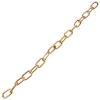 Securit Oval Link Chain Brass Plated 2.2mm x 10Mtr B5625