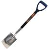 Amtech Stainless Steel Garden Spade Black and Silver U4300