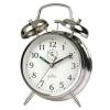 Acctim Saxon Keywound Alarm Clock Silver 12627