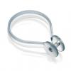 Croydex Clear Plastic Shower Curtain Button Rings 12Pk AK142232