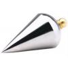 Draper Steel Plumb Bob Silver And Brass 130g 52172