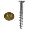 Polished Brass Mirror Screws 1.5-Inch 25Pk BB2088