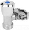 Chrome Plated Steel Washing Machine Self-Cutting Plumbing In Tap Bright Silver 15mm x 20mm 45052