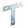 Securit Tee Plate Zinc Plated 75mm 2Pk S6729