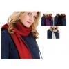 RJM Accessories Ladies Scarf With Lurex Black GL297 