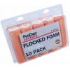 Prodec Flocked Foam Mini Rollers Orange 4-Inch 10Pk ARRE018