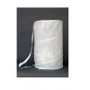 Large Pop Up Hamper Round White - WS0796