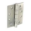 Securit Satin Finish Double Ball Bearing Hinges 100mm 3Pk S4296X 