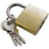 Am-Tech Heavy Duty Security Padlock with 3 Keys Silver and Golden - 32mm XXSEL32