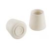 Select Hardware Rubber Leg Tip White 25mm 31927