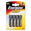 Energizer Ultra Plus Alkaline Batteries Silver and Black AA 1.5V 4Pk 