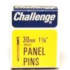 Challenge Panel Pins Bright Steel 30mm 10610