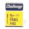 Challenge Bright Steel Panel Pins Silver 40mm 10612