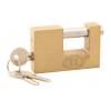 Tri-Circle 70mm Brass Shutter Padlock Carded - BX970